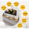 IBOWZ Floating TV Stand Cabinet Tv Stand Cabinet Tv Wall Units for Living Room Floating Tv Stand Cabinet Wooden Tv Console for Living Room Tv Stand Wall Mounted Cabinet view 3