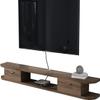 IBOWZ Floating TV Stand Cabinet Wall Mounted Tv Unit Floating Tv Stand,Wall Mounted Entertainment Center,Floating Storage Shelves Tv Wall Shelf view 1