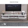 IBOWZ Floating TV Stand Cabinet Wall Mounted Tv Unit Floating Tv Stand,Wall Mounted Entertainment Center,Floating Storage Shelves Tv Wall Shelf view 4