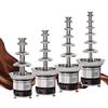 EAGLEG Chocolate Fountain Machine, 4/5/6/7 Tiers Commercial Chocolate Fondue Waterfall with Temperature Control, Sauce Heater for Party Restaurant Wedding Buffet Equipment,6Tier view 1