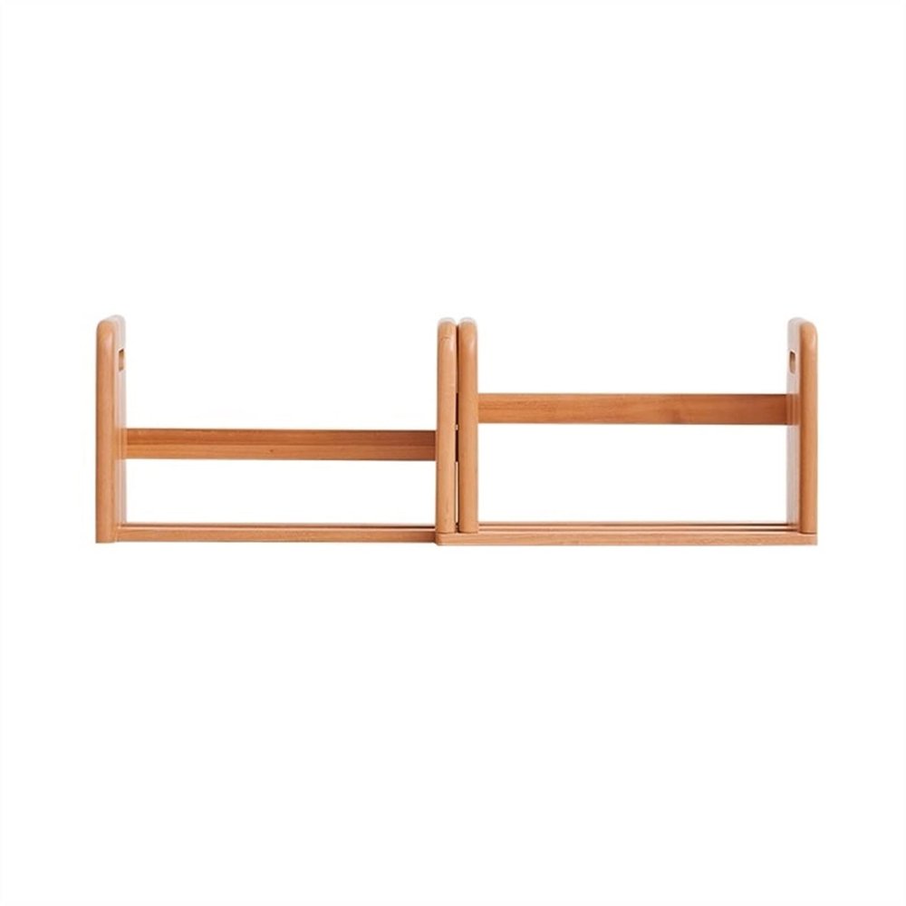 BONAD Bookshelf Small Bookshelf Modern Wooden Desk Storage Rack Simple Shelves Adjustable Desk Organizer Bookcase Organizer