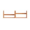 BONAD Bookshelf Small Bookshelf Modern Wooden Desk Storage Rack Simple Shelves Adjustable Desk Organizer Bookcase Organizer view 1