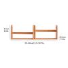 BONAD Bookshelf Small Bookshelf Modern Wooden Desk Storage Rack Simple Shelves Adjustable Desk Organizer Bookcase Organizer view 2
