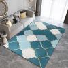 IMEIQI Blue White Pattern Area Rug, Fresh Fashionable Classic Indoor Rug, Living Room Rug Machine Washable Anti-Slip Pet Friendly Easy Care for Hallway Bedroom Dining Room Office - 24" W x 36" L view 3