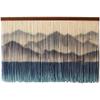 Macrame Wall Hanging Nordic Style Retro Hand Woven Dyed Tapestry, Creative Landscape Hanging Paintings, Bedroom/Living Room/homestay Wall Decoration (Size : 150x90cm/59x35.4in) view 1