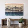 Macrame Wall Hanging Nordic Style Retro Hand Woven Dyed Tapestry, Creative Landscape Hanging Paintings, Bedroom/Living Room/homestay Wall Decoration (Size : 150x90cm/59x35.4in) view 2
