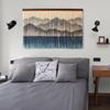 Macrame Wall Hanging Nordic Style Retro Hand Woven Dyed Tapestry, Creative Landscape Hanging Paintings, Bedroom/Living Room/homestay Wall Decoration (Size : 150x90cm/59x35.4in) view 4