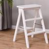 OSCCAR Kitchen Step Stool Household Solid Wood Non-Slip Folding Ladder, Multi-Functional Step Stool, Portable Step Stool. Folding Stairs Folding Pedal Stable Folding Stool (Color : C) view 2