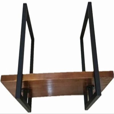 Ceiling Bar Wine Glass Rack Nordic Loft Iron Ceiling Shelf Solid Wood Industrial Wine Rack Hanging Flower Stand Storage & Decoration Shelves for Restaurant Bar Shops Display ( Size : 55.1" x 11.8" x 1