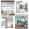 SRNSAEB Embedded Invisible Ceiling Curtain Track Set, Recessed Aluminum Single Curtain Railing with Quiet Pulleys for Bedroom/Privacy Shelter/Dressing Room (Size : 3m/9.8ft) view 3