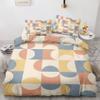 zcwl Queen Duvet Cover Set | Mid Century Modern Bedding Set | Abstract Geometric Pattern | 3 Piece | Soft Microfiber Comforter Cover with Zipper Ties & 2 Pillowcases | Mid Century Bedroom Room Decor view 1