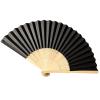 250PCS Black Personalized Folding Hand Fans Bulk Customized Hand-held Paper Fans for Birthday Party, Wedding and Home Decoration Personalized Paper Fans Handheld Bulk Custom Hand-held Fans for Guests view 2
