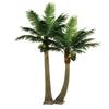 Simulation FRP Coconut Tree, Palm Tree, Artificial Palm Tree, Palm Tree Decor, Outdoor Palm Trees for Outside Patio, Palm Trees for Home Office Decoration 2m+3m view 2