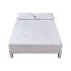 FCLDESHOP Easy Care,Quilted Fitted Sheet, Hotel Homestay White Waterproof Mattress Topper Fits 12/30cm Deep Mattresses,White,Twin-XL view 2