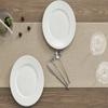 ZeeMart Basic Linen Style Table Runner, 14 x 108 Inch Natural Chambray, Rustic Farmhouse Neutral Beige Table Runners 108 Inches Long, Everyday Polyester Table Runner - Machine Washable & Easy Care view 3
