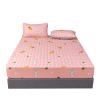 FCLDESHOP Bedding King Fitted Sheet,Quilted Fitted Sheet Thickened Brushed Skin-Friendly Mattress Protector,Bed Sheet for 12/30cm Deep Mattress,Panda,200x220cm*30cm view 2