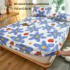 FCLDESHOP Bedding Fitted Sheets,Waterproof Fitted Sheet, Quilted Thickened Children's Urine-Proof Mattress Protector Cover, Non-Slip Bed Sheet,Bear,200x220cm view 2