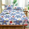 FCLDESHOP Bedding Fitted Sheets,Waterproof Fitted Sheet, Quilted Thickened Children's Urine-Proof Mattress Protector Cover, Non-Slip Bed Sheet,Bear,200x220cm view 4