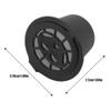 Reusable Pods Refillable Coffee Pods Black Plastic, 304 Stainless Steel 6Pcs Plastic And Stainless Steel Refillable Reusable Coffee Capsule Filters Baskets view 4
