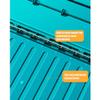 Opaeroo Storage Bins with Wheels Storage Box with Lids Stackable Storage Boxs, Closet Organizers and Storage C view 2