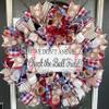 Baseball Check the Ball Field Family Deco Mesh Front Door Wreath Home Holiday Decor Fun Festive Summer Decor Indoor Outdoor, Handmade, Unique Gift Idea for Coach Team Mom Parent, MLB Baseballs view 1