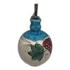 Ceramic Decanter for Olive Oil, Olive Oil Storage, Pottery Made in Italy, Ceramic Oil Holder, Kitchenware Made in Italy, Oil or Vinegar Cruet, Pottery with Grapes view 3