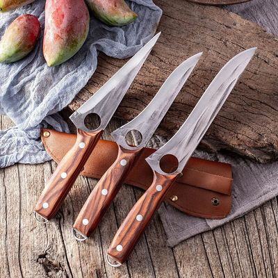 Knife Sets, 3PCS Handmade Forged Stainless Steel Kitchen Chef Boning Knifes Fishing Knife Meat Cleaver Butcher Knife Meat Cleaver Hunting Knives