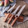 Knife Sets, 3PCS Handmade Forged Stainless Steel Kitchen Chef Boning Knifes Fishing Knife Meat Cleaver Butcher Knife Meat Cleaver Hunting Knives view 1