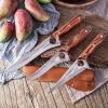 Knife Sets, 3PCS Handmade Forged Stainless Steel Kitchen Chef Boning Knifes Fishing Knife Meat Cleaver Butcher Knife Meat Cleaver Hunting Knives view 2