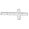 GANAZONO Wreath Frame for Decor Sturdy for Festive Events Cross Shape Design for Easter Weddings Christmas Year Celebrations Decorative view 1
