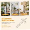 GANAZONO Wreath Frame for Decor Sturdy for Festive Events Cross Shape Design for Easter Weddings Christmas Year Celebrations Decorative view 2