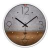 TATSEN Black Wall Clock Silent Non Ticking - 14 Inch Quality Quartz Battery Operated Round Easy to Read (Color : B) view 1