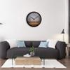 TATSEN Black Wall Clock Silent Non Ticking - 14 Inch Quality Quartz Battery Operated Round Easy to Read (Color : B) view 3