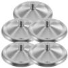 5PCS Stainless Steel Cup Covers for Drinks,Mug Round Cap Cover Universal Cup Lids for Office Home Kitchen(8.5cm) view 1