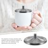 5PCS Stainless Steel Cup Covers for Drinks,Mug Round Cap Cover Universal Cup Lids for Office Home Kitchen(8.5cm) view 3