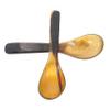 2pcs Horn Spoon Spatula Makeup Tool Make up Spatula Tool Facial Massage s Salad Spoons Dessert Serving Soup s Home Supply Rice Scoops Horns Scraper Jam view 1