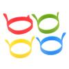 8Pcs silicone pancake ring kitchen ring molds for cooking egg frying molds round fried egg rings tuile silicone reusable omelette rings fried eggs non stick view 1