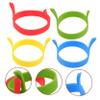 8Pcs silicone pancake ring kitchen ring molds for cooking egg frying molds round fried egg rings tuile silicone reusable omelette rings fried eggs non stick view 2