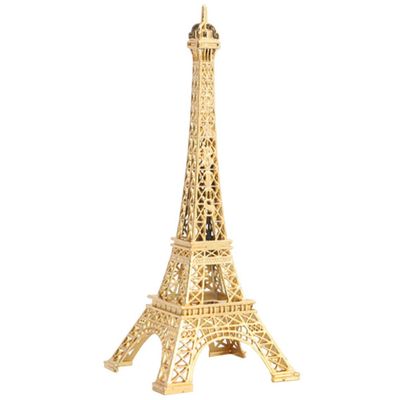 Eiffel Tower Statue Model Tabletop Decorative Metal Paris France Eiffel Tower Figurine Architecture Eiffel Replica Statuette Crafts for Souvenirs Travel