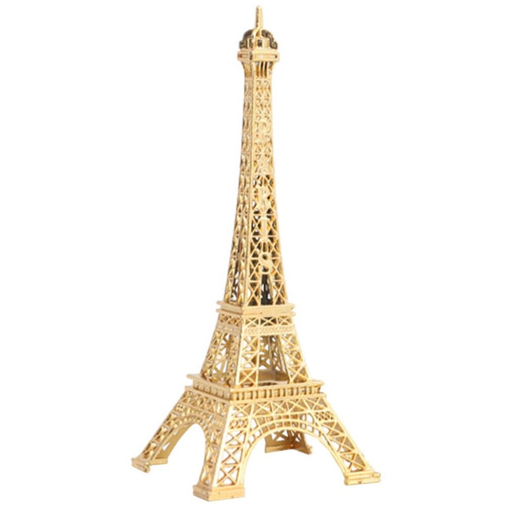 Eiffel Tower Statue Model Tabletop Decorative Metal Paris France Eiffel Tower Figurine Architecture Eiffel Replica Statuette Crafts for Souvenirs Travel