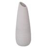 Happyyami 1pc Oblique Ceramic Vase Desktop Ceramics White Porcelain Vase view 1