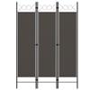 3-Panel Room Divider,Study Divider,Backyard Divider,Bathroom Divider,Laundry Area Divider,Retractable Divider,Balcony Divider,for Bedroom, Office, Restaurant, Room,Anthracite 47.2"x70.9" view 1