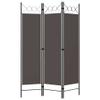 3-Panel Room Divider,Study Divider,Backyard Divider,Bathroom Divider,Laundry Area Divider,Retractable Divider,Balcony Divider,for Bedroom, Office, Restaurant, Room,Anthracite 47.2"x70.9" view 2