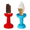 2pcs Drip Free Popsicle Holder, Reusable No Drip Popsicle Holder for Kids No Freeze Ice Popsicle Holders Washable Ice Cream Cone for Girls Boys view 1
