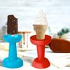2pcs Drip Free Popsicle Holder, Reusable No Drip Popsicle Holder for Kids No Freeze Ice Popsicle Holders Washable Ice Cream Cone for Girls Boys view 3
