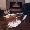 ARJINCUTE Faux Fur Cowhide Rug 5.6 x 7.3 ft, Cow Print Area Rug Cute Animal Printed Carpets for Bedroom Living Room Rustic Western Home Decor, No Shedding and Easy to Clean view 4