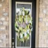 XL HELLO Lemon & Daisy Summer & Spring Deco Mesh Front Door Wreath, Porch Patio Home Decor, Handmade, Unique Gift Idea for Her view 4