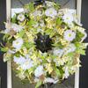 XL Sunny Lemon & Daisy Summer & Spring Deco Mesh Front Door Wreath, Porch Patio Home Decor, Handmade, Unique Gift Idea for Her view 2
