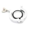EZGISH Brewing Tool 2Pcs KF16 25 40 50 Aluminum Vacuum Double Pin Tri Clamp Flange Ni Plated with SS304 Centering Ring and FKM O-Ring Pipe Fittings Home Brewing (Color : Suit, Size : KF16_10 PCS) view 3