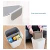 Garbage Can Simple Style Dry and Wet Separation Trash Can Creative Home Living Room Kitchen Plastic Trash Can Wastepaper Basket (Color : Gris, Size : Large) view 4